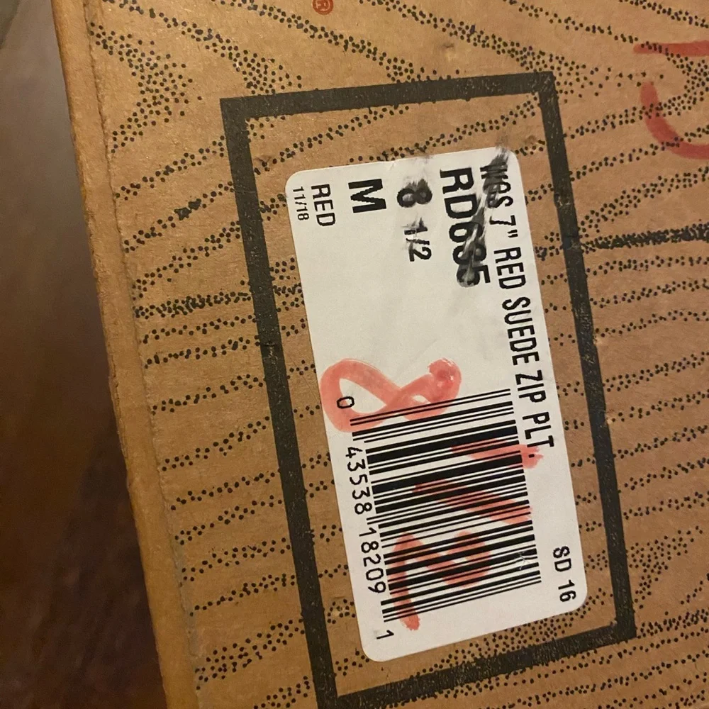 Durango Women's suede Red Ankle Boots - Picture 7 of 8